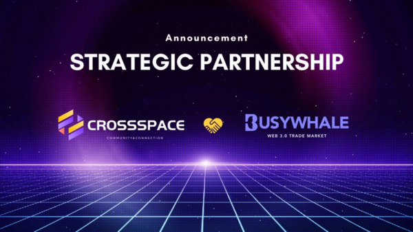 Excited to announce the great partnership with CrossSpace